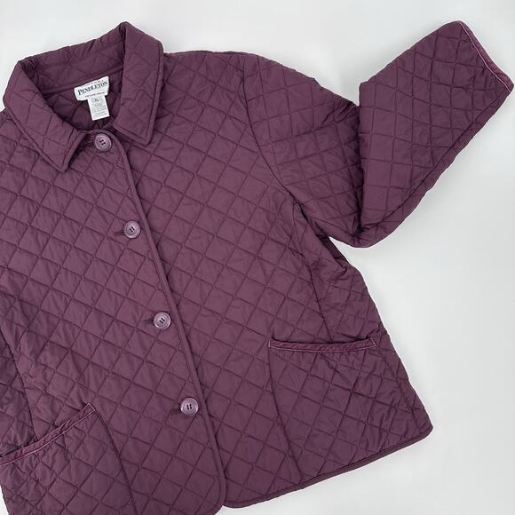Pendleton Quilted Jacket Women’s Size XL Purple Button Up Long Sleeve Pockets - Picture 7 of 7